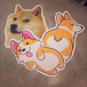 Korgi 3 pack stickers